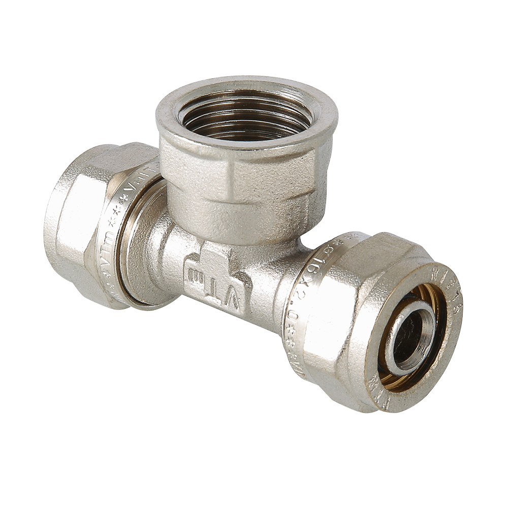 Тройник обжимной 32 х 1 ВР