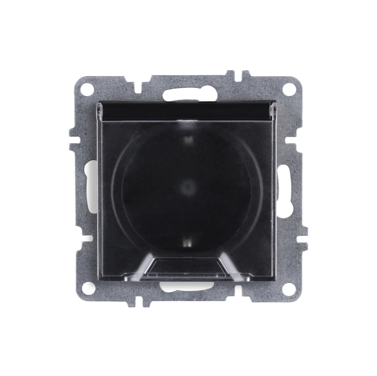 Розетка с заземлением механизм с крышкой черн Arvia Electric Lavin/ Karen 50 07 2000 218