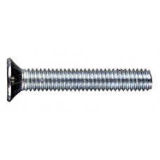 Винт DIN 965 М5х40 потайная голова класс прочности 4.8 покрытие цинк