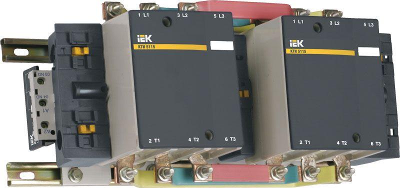 Контактор IEK КТИ-51153 реверс 115А 400В/АС3 KKT53-115-400-10