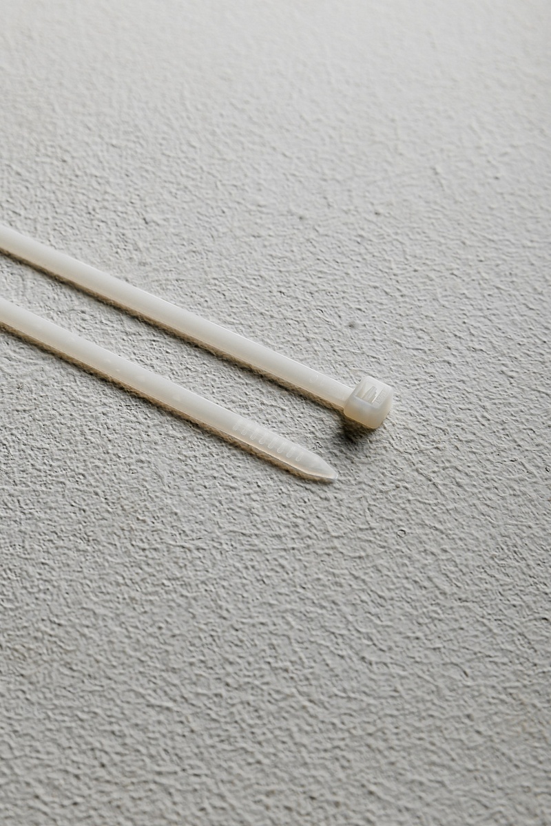 Хомут-стяжка кабельная 4,8х200 нейлон бел (уп.100шт) DYNEL