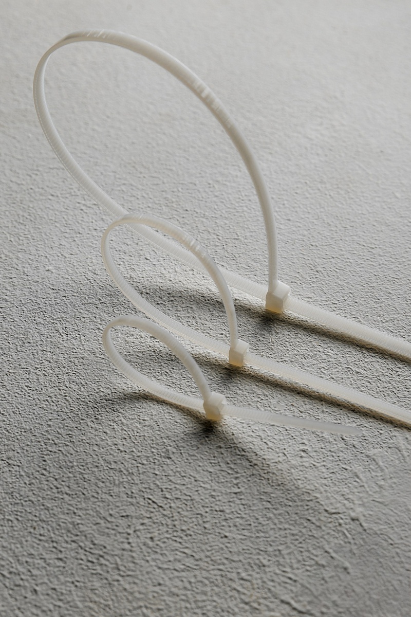 Хомут-стяжка кабельная 4,8х200 нейлон бел (уп.100шт) DYNEL