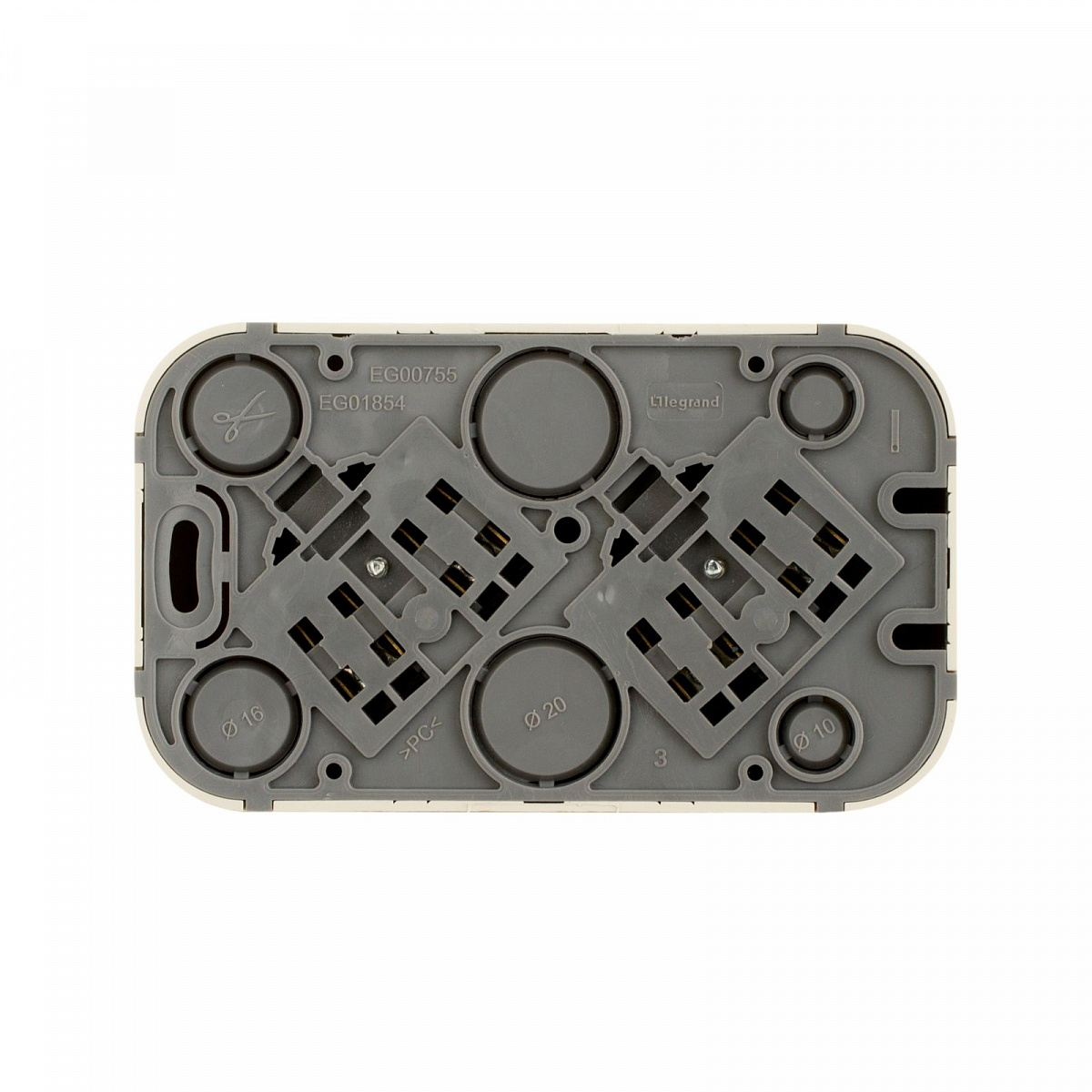 Розетка 2X2К+З шт СЛНК